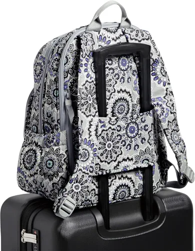 Vista 6 de Vera Bradley - Mochila Campus de algodón para mujer