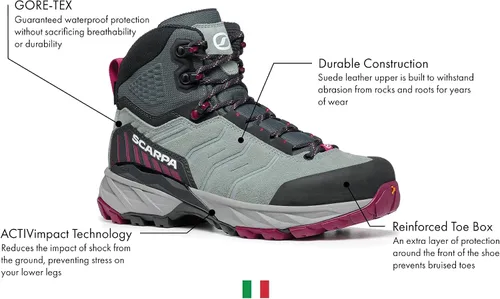 Vista 2 de SCARPA Rush TRK GTX Botas de senderismo impermeables Gore-Tex ligeras para mujer