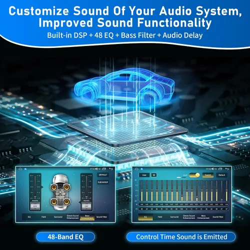 Vista 6 de 9.2 pulgadas Android 13 Car Stereo Upgrade Radio para Ford F150 F-150 2009 2010 2011 2012, 4G RAM 32G ROM navegación reemplazo inalámbrico Carplay