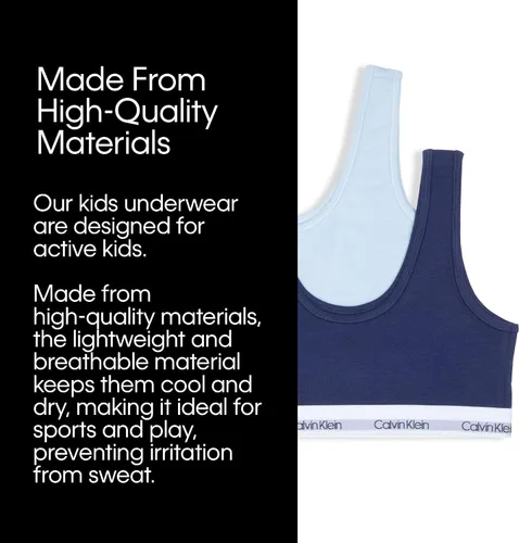 Vista 6 de Calvin Klein Sujetador híbrido sin costuras grande para niña