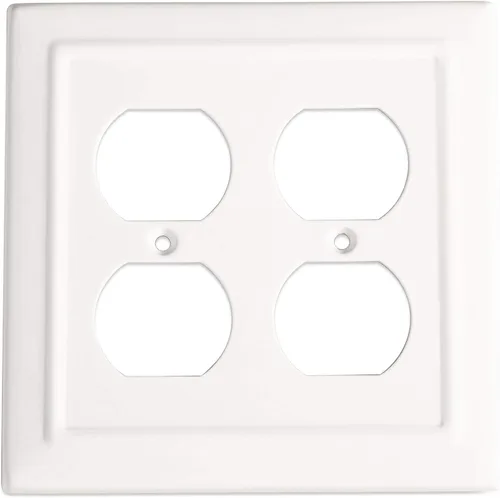 Vista 6 de Monarch Abode Placa de cubierta de toma de corriente dúplex – Placas de pared de enchufe de cobre antiguo de 1 banda, placas de cubierta de toma