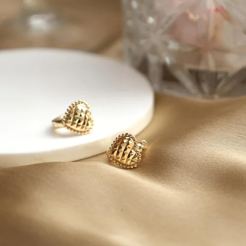 Vista 28 de Gempires - Aretes ligeros y gruesos, delicados y minimalistas, hipoalergénicos, chapados en oro, sin deslustre, diseño clásico, para uso diario