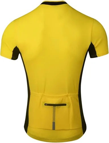 Vista 3 de bpbtti - Camiseta de ciclismo de manga corta para hombre, camiseta de ciclismo MTB con media cremallera frontal y 3 bolsillos posteriores