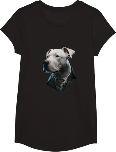 Vista 5 de Detective Dogo Argentino - Camiseta para perro, Negro