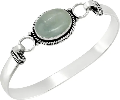 Vista 11 de Pulseras de piedras preciosas ovaladas naturales para mujer Amatista