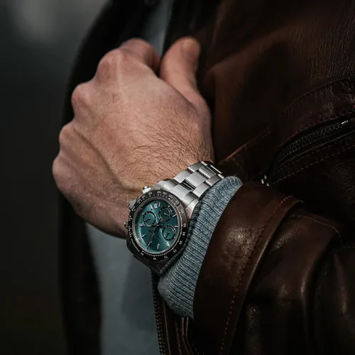 Vista 2 de LACZ DENTON Pagani Design PD1644 Relojes de cuarzo para hombre, acero inoxidable, cronógrafo, impermeable, 100M, reloj deportivo para hombre, regalo