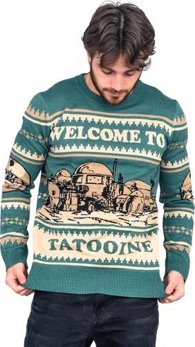 Vista 2 de Star Wars Welcome to Tatooine Ugly Christmas Sweater, Multi colorido