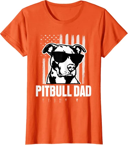 Vista 32 de Pitbull Dad - Camiseta para hombre con orgullo American Pit Bull Dog, Negro, S