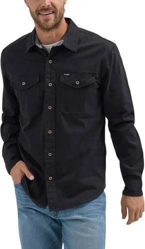 Vista 6 de Wrangler Camisa de manga larga para hombre Tomillo (Sarga)