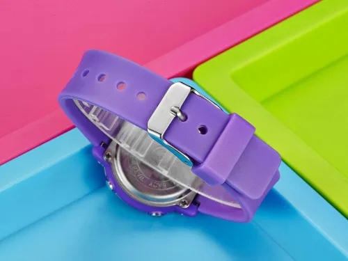 Vista 4 de Relojes digitales para mujer, pantalla LED, correa de silicona, reloj militar, multifunción, impermeable, alarma, cronómetro, retroiluminación LED