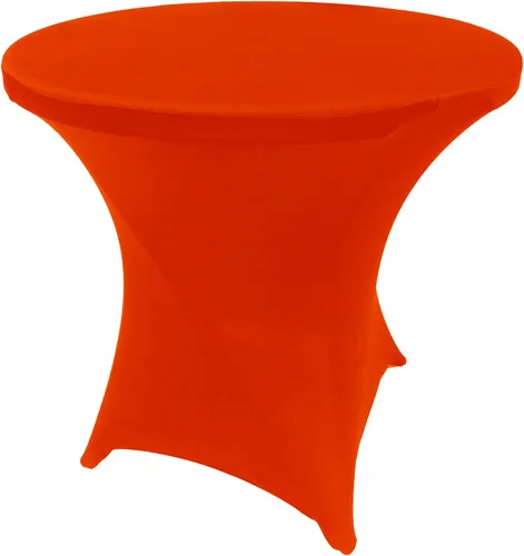 Vista 94 de Mantel de cóctel de elastano redondo de 24 pulgadas x 30 pulgadas de alto, color negro