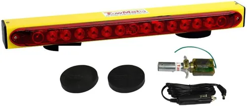 Vista 2 de Barra de luz de remolque inalámbrica Lime Light de 22'' con transmisor plano de 4 pines