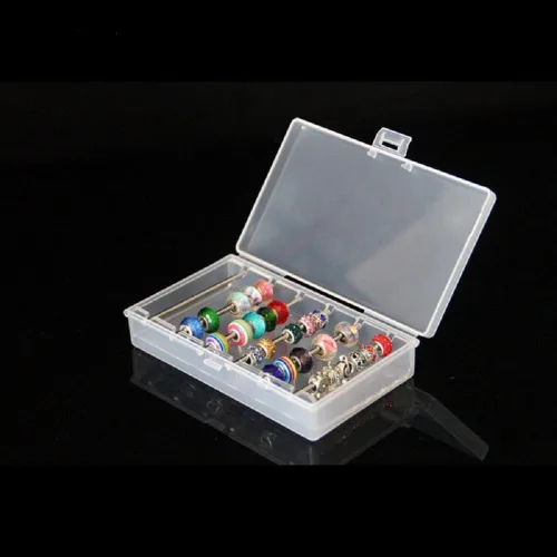 Vista 2 de Acrílico Pandora Caja Charm Cuentas Pulsera Anillo Titular Joyería Organizador Joyero Bandeja de Diy Encontrar Soporte de Exhibición