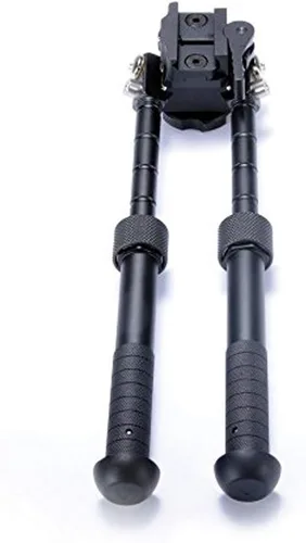 Vista 3 de Mlok - Bípode para rifles Girado 360 grados con 5 posiciones de bloqueo Bípode de caza ajustable plegable de 6.5 a 9 pulgadas de altura apto