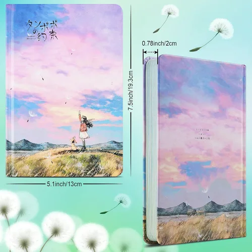 Vista 2 de Asten - Diario en Blanco Colorido, Cuaderno de Diario para Escribir para Mujeres, Cuaderno Personal de Tapa Dura para Escribir para Mujeres, Diario