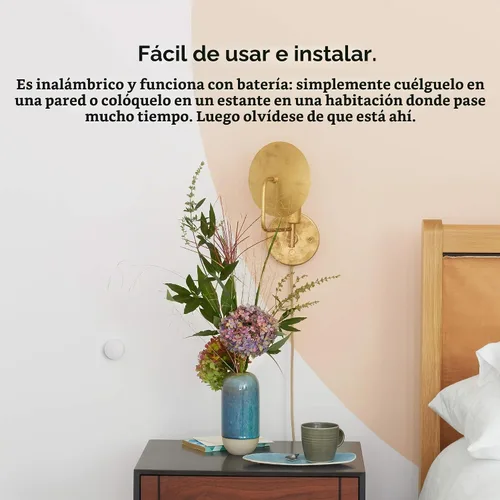 Vista 7 de Google Nest - Sensor de temperatura que funciona con el termostato de aprendizaje Nest y el termostato Nest E - Hogar inteligente, color blanco