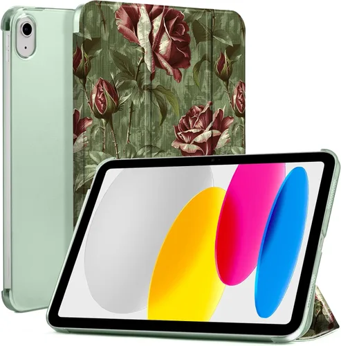 Vista 44 de CoBak Funda para iPad (A16) 11ª generación de 11 pulgadas 2025, iPad de 10.9 pulgadas 2022, funda protectora delgada con carcasa trasera translúcida