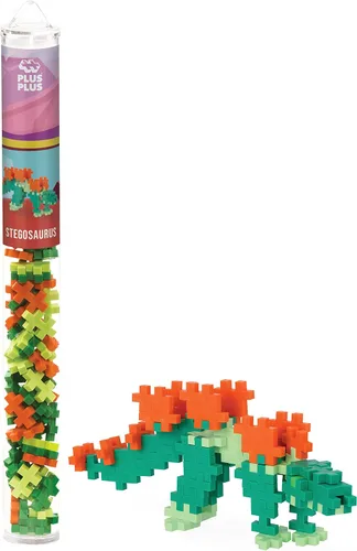 Vista 8 de PLUS PLUS Spinosaurus - Juego de bloques de construcción de figuras de dinosaurio 3D, mini piezas de rompecabezas entrelazadas, juguetes divertidos
