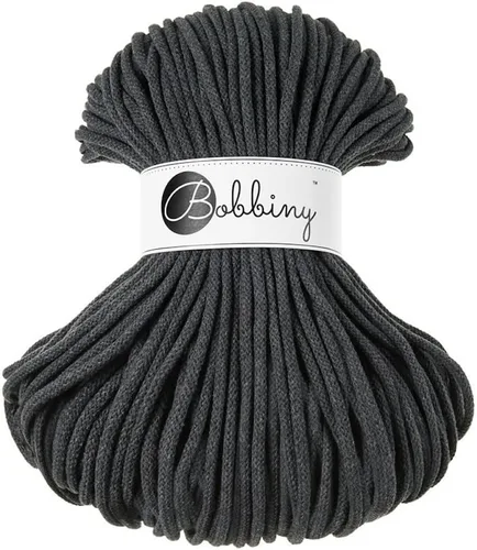 Vista 25 de Bobbiny Cordón trenzado de macramé prémium de 0.197 in (rubor), 108 yardas/330 pies (100% algodón reciclado)