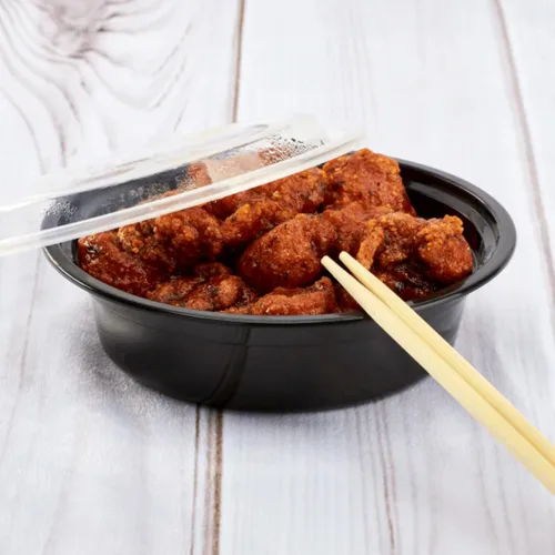 Vista 7 de Karat Contenedores para preparación de comidas [16 oz - 150 unidades] Recipientes para llevar reutilizables y desechables con tapas - Loncheras