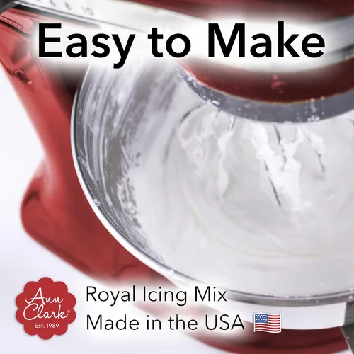 Vista 4 de Ann Clark Black Royal Icing Mix 4.3 oz