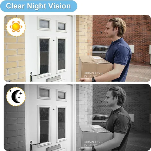 Vista 3 de LaView Cámara de seguridad interior 4pc cámara al aire libre con paquete de visión nocturna a