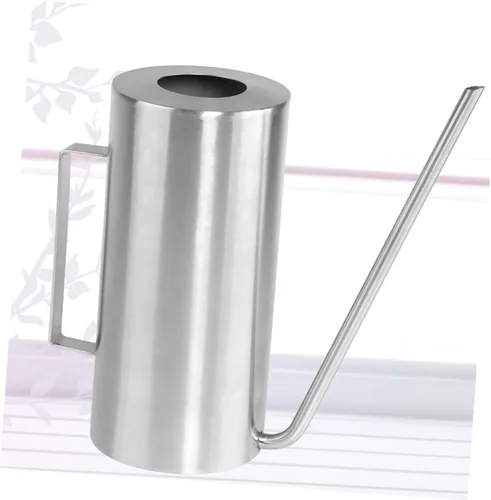 Vista 9 de Yardwe Regadera de interior con boquilla larga de acero inoxidable de 50.7 fl oz, ideal para el cuidado de suculentas y plantas