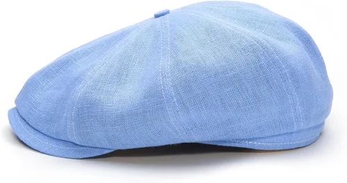 Vista 7 de Sterkowski Modelo Shelby Gorra de periódico 100% lino para hombre y mujer Gorra estilo vintage Airy Paperboy