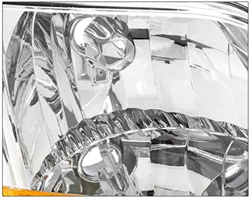 Vista 4 de Faros delanteros de repuesto cromados compatibles con Ford F-150/1997-2002 Expedition 1997-2002