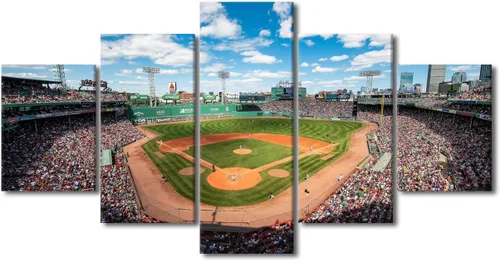 Vista 94 de Arte para pared, lienzo para estadio deportivo, arte para pared, diseño de campo de Wrigley en Chicago, pinturas de Chicago, impresiones sobre