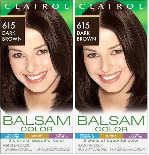 Vista 15 de Clairol Balsam - Tinte permanente para el cabello, marrón oscuro 020, paquete de 1 unidad