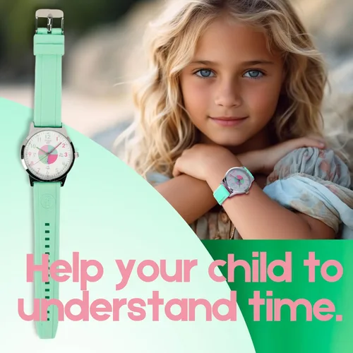 Vista 6 de OWLCONIC Analog Kids Watch - Girls & Boys Watches Ages 7-12 - Kids Analog Watch - Telling Time Teaching Tool - Gift Watches for Girls and Boys