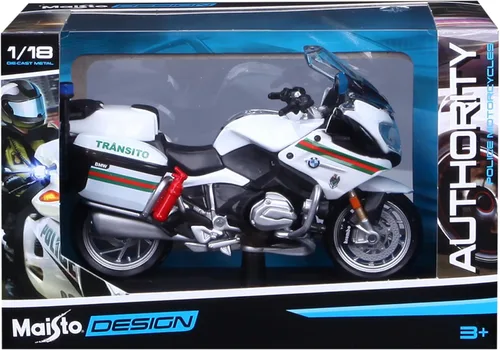 Vista 8 de Maisto 1:18 Autoridad Policía Motocicletas por Masito