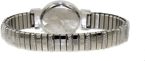 Vista 2 de Reloj de pulsera para mujer con esfera ovalada y detalle de cristal