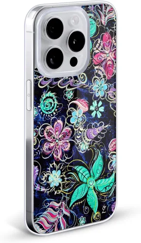 Vista 2 de Head Case Designs Officially Licensed Suzan Lind Carnival Colours & Patterns Gel Case [Military Grade Protection] Compatible with Apple iPhone 16