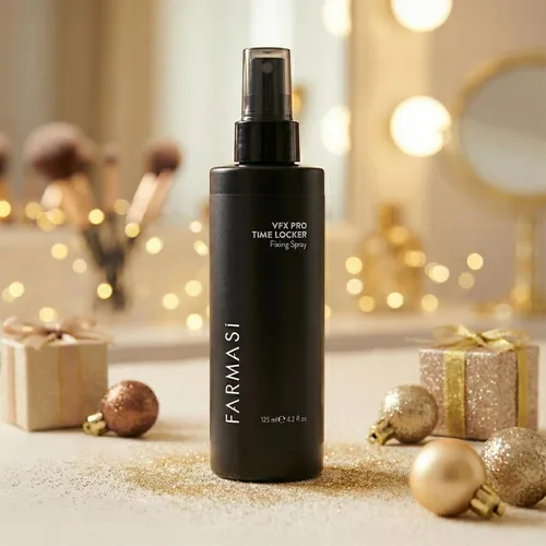 Vista 2 de FARMASI Makeup Time Locker, spray fijador de maquillaje de larga duración, sin aceite, ligero, revitaliza todo el día, acabado natural, 4.2 onzas