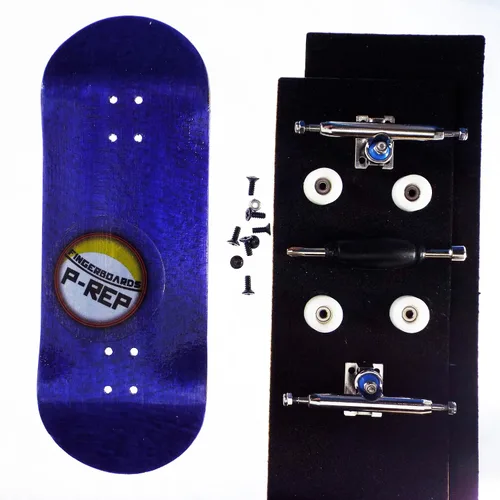Vista 2 de P-REP V2 PRO Performance - Diapasón completo de madera con ruedas de uretano, color morado, 1.339 in