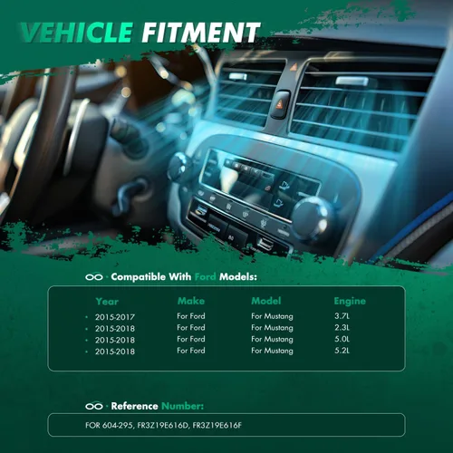 Vista 2 de SCITOO Actuador de puerta de mezcla de calentador HVAC 604-295 compatible con Ford para Mustang 2015 2016 2017 2018, reemplaza a FR3Z19E616D