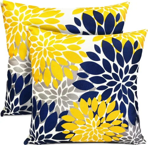 Vista 8 de Juego de 2 fundas de almohada decorativas negras boho 16x16 pulgadas, fundas de almohada de lino modernas estilo bohemia campestre para exteriores