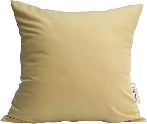 Vista 70 de TangDepot Fundas de almohada sólidas de seda sintética duradera, fundas de almohada cuadradas decorativas, fundas de almohada para interiores y Azul