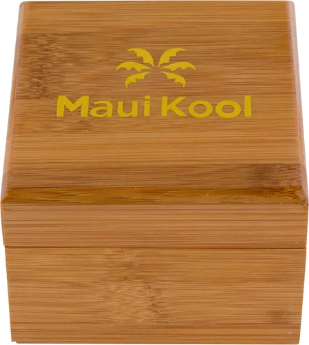 Vista 7 de Maui Kool Reloj de madera Hana Collection para mujer analógico de madera caja de bambú