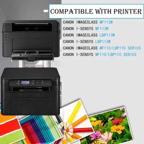 Vista 2 de PddToner - Paquete de 1 cartucho de tóner negro 047 de repuesto para Canon ImageCLASS MF113W LBP113W MF110/LBP110 Series i-SENSYS MF113W LBP113W