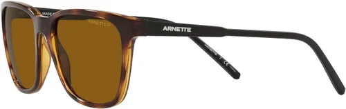 Vista 3 de ARNETTE Man Sunglasses Matte Black Frame, Dark Grey Lenses, 57MM