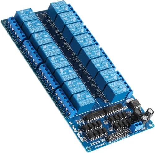 Vista 5 de SainSmart Placa de módulo de relé de 16 canales de 12 V para Arduino DSP AVR PIC ARM