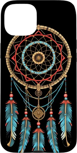 Vista 9 de Dreamcatcher Native American Indian Feathers Tribal Boho Case for iPhone 17