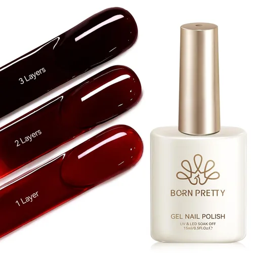 Vista 30 de Born Pretty - Esmalte de gel blanco lechoso, color blanco gelatina