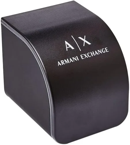 Vista 4 de Armani Exchange - Reloj de vestir de acero inoxidable con tres manos para mujer