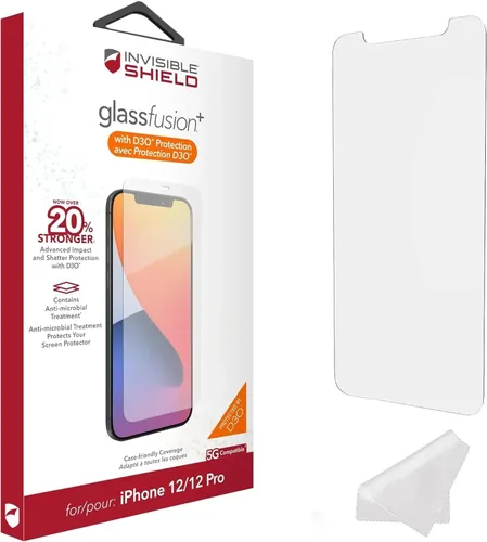 Vista 10 de ZAGG InvisibleShield 200106663 - Protector de pantalla para iPhone 12 Mini, protección contra impactos, resistente a rayones, huellas dactilares