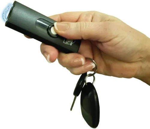 Vista 2 de Streetwise Mini llavero Stun Gun 22,000,000 voltios (tamaño pequeño, gran potencia) NEGRO