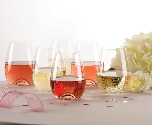 Vista 4 de Lenox Toscana Classics - Juego de vasos sin tallo, compra 4 y obtén 6, 1.18 kg, transparente